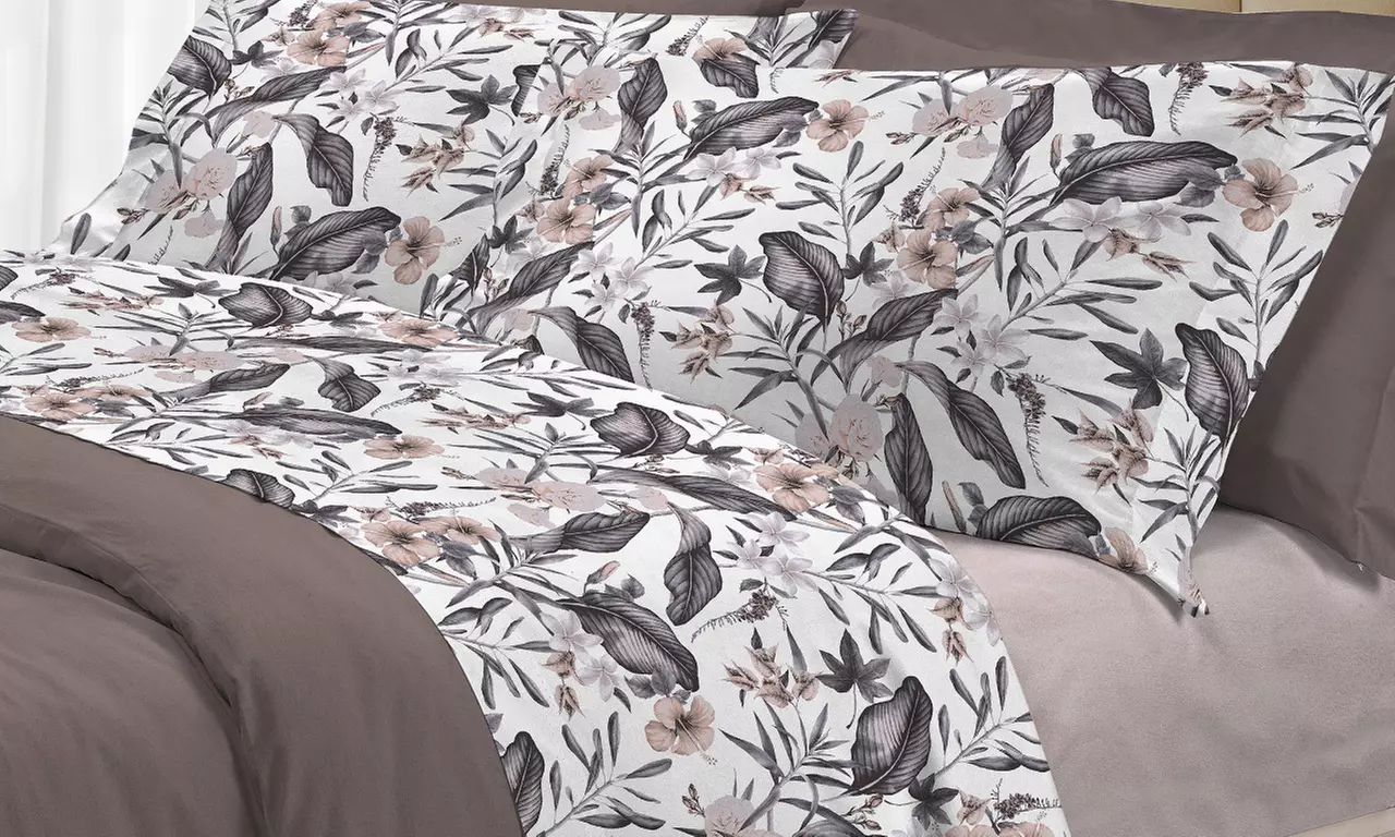 Completo di lenzuola in cotone Co. Ingros. Tex