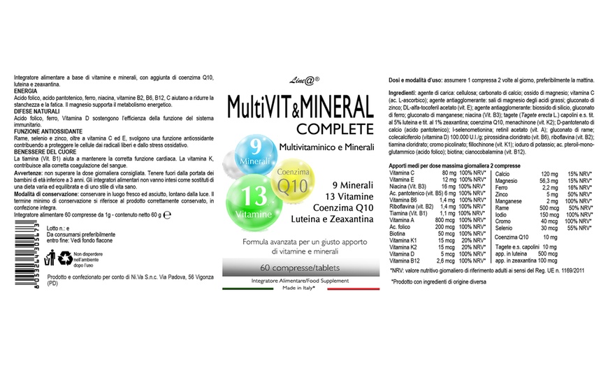 Image 5: Compléments alimentaires magnésium et multivitamine de Lineadiet