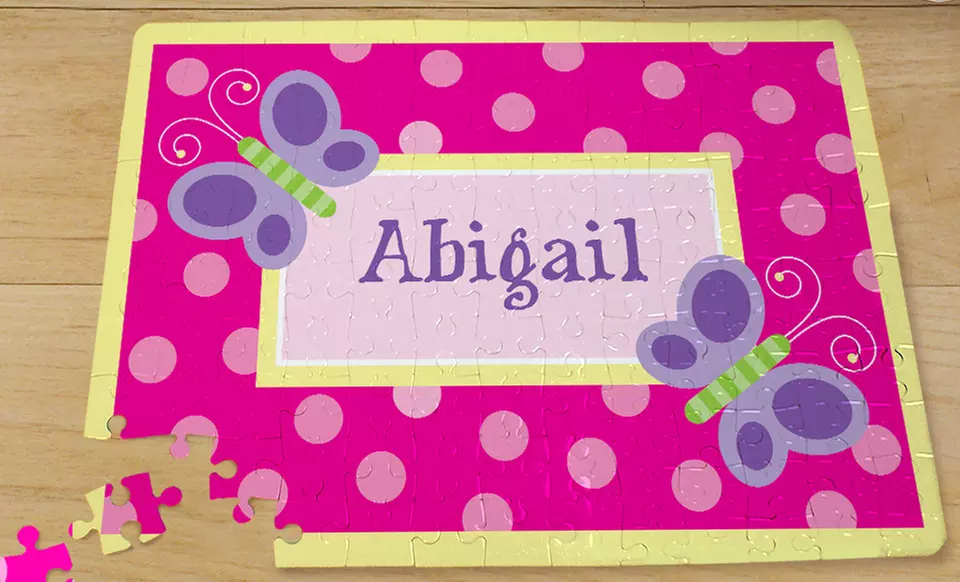 $11.99 for Personalized Kids Puzzle from GiftsForYouNow.com ($20.99  Value) - Second Medium