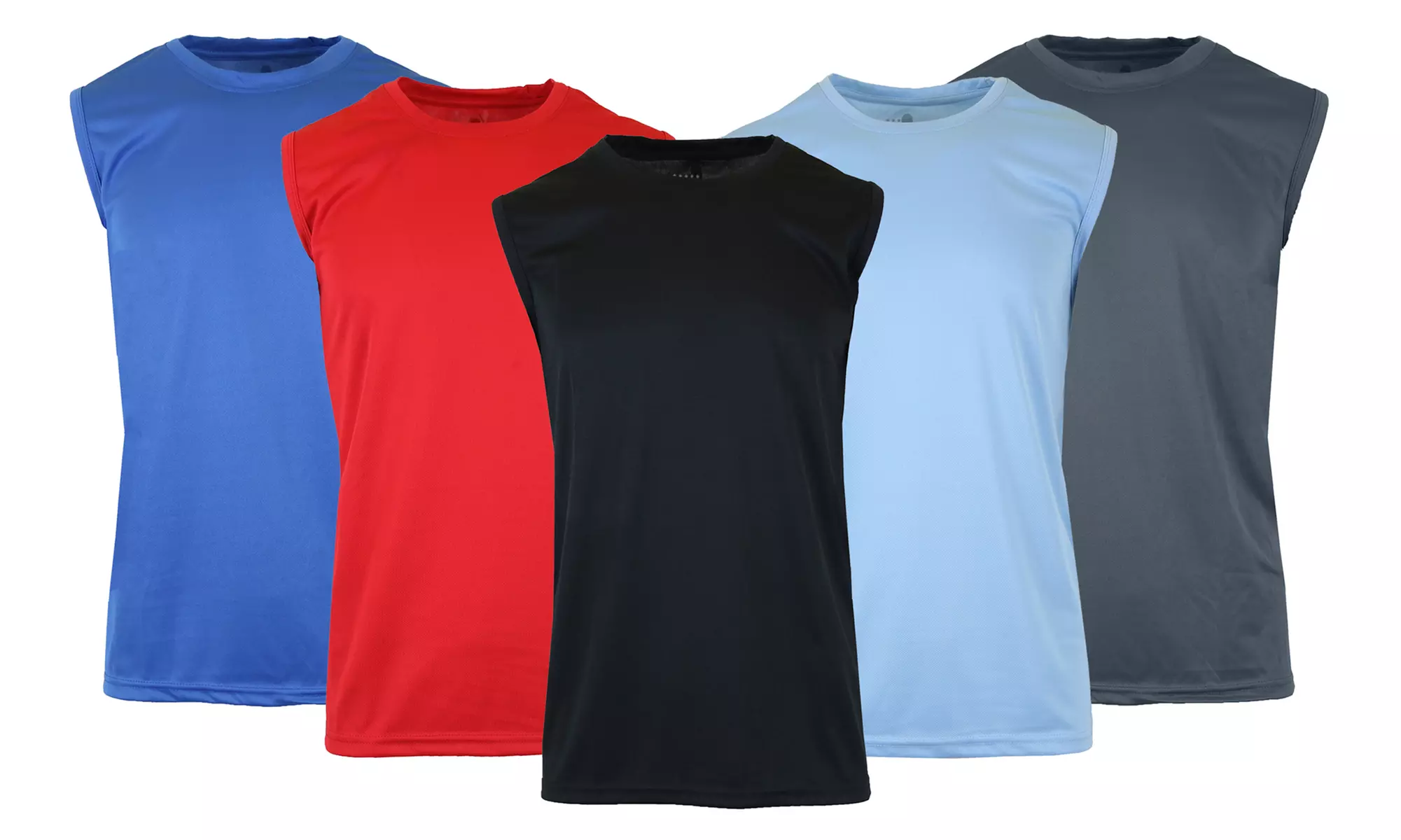 Men's Moisture-Wicking Wrinkle-Free Performance Muscle Tee (S-2XL) - Primary Image