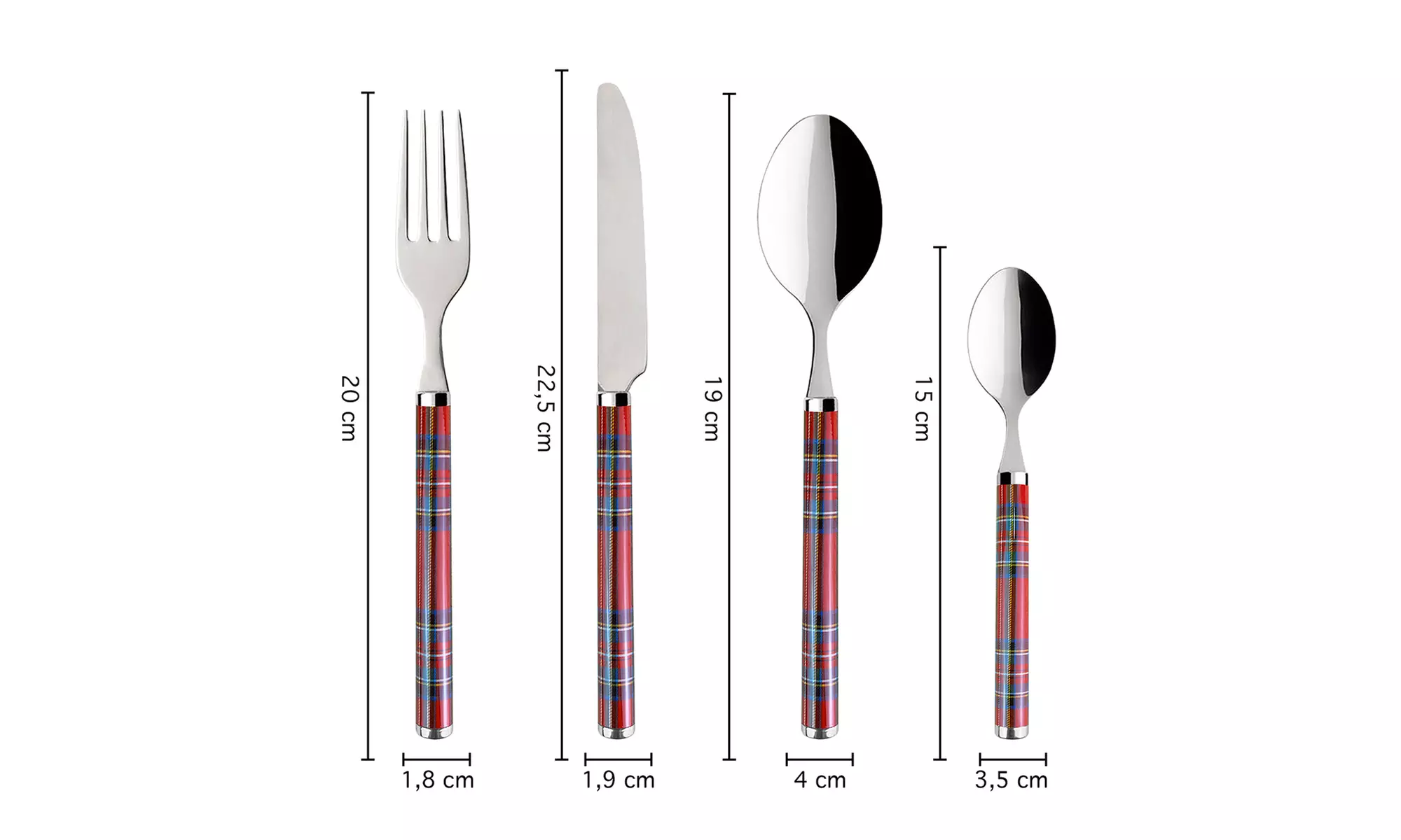 24-tlg. Edelstahl-Besteck-Set „Winter Wonderland“ - Image 5