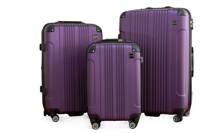 Image 11: Pacific Link Trolley Luggage Set 