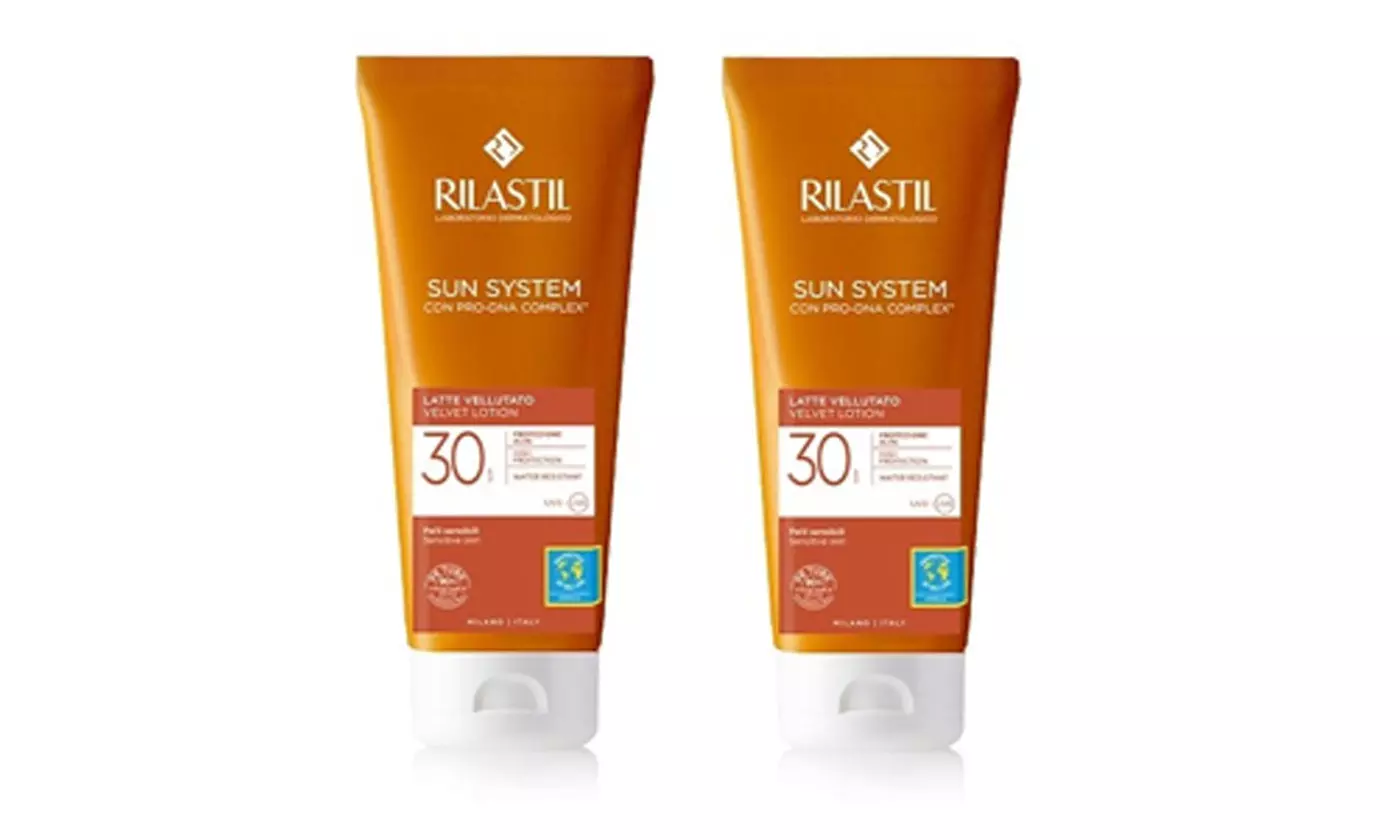 Creme solari corpo e viso Rilastil,