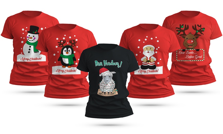 Image 1: T-shirts de Noël