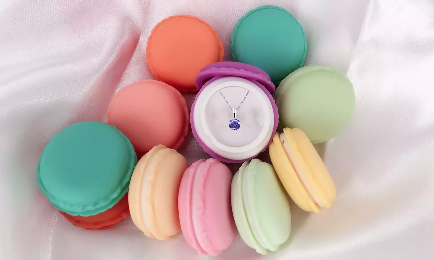 Collier hypoallergénique avec cristaux Swarovski®, livraison gratuite - Primary Image