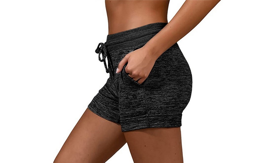 Image 4: Women's Stretchy Fitness Shorts