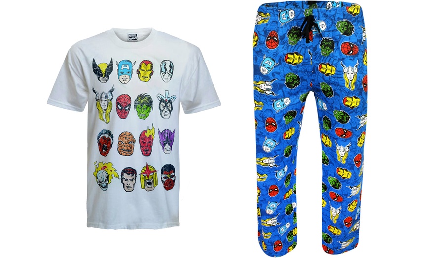 Image 4: Men's Marvel Pyjama Sets 