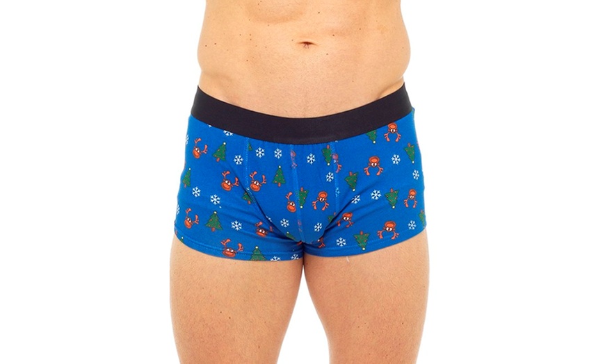 Image 3: Men's Christmas Boxer Shorts