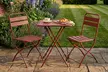 Colourways Folding Patio and Balcony Bistro Set in choice of colour - Image 5