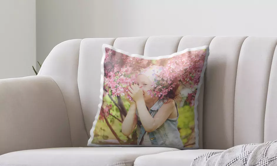 Personalised Photo Cushion from Photo Gifts