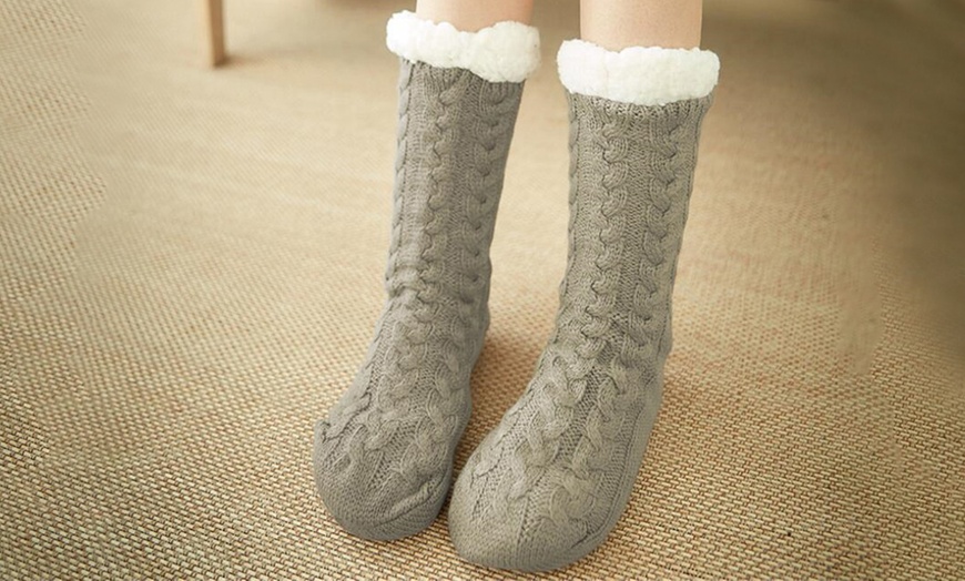 Image 6: Fleece Lined Socks
