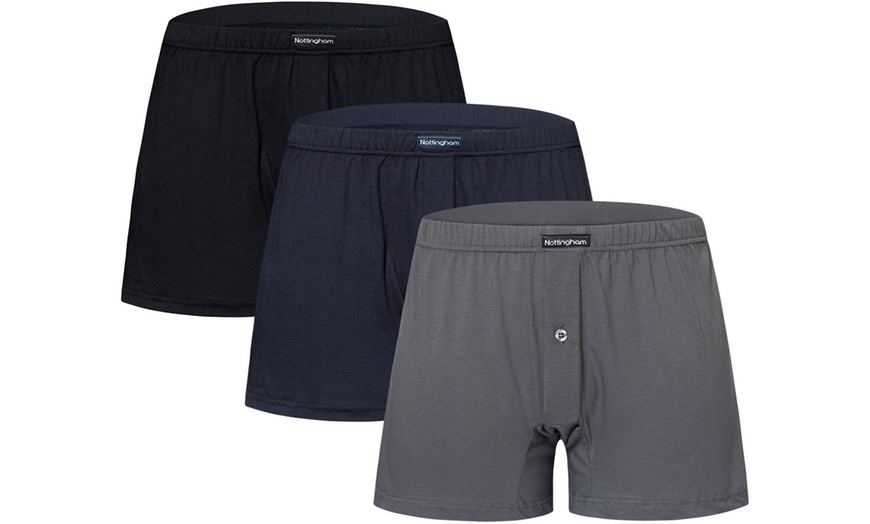 Image 4: Set da 3, 6 o 12 slip o boxer da uomo Nottingham