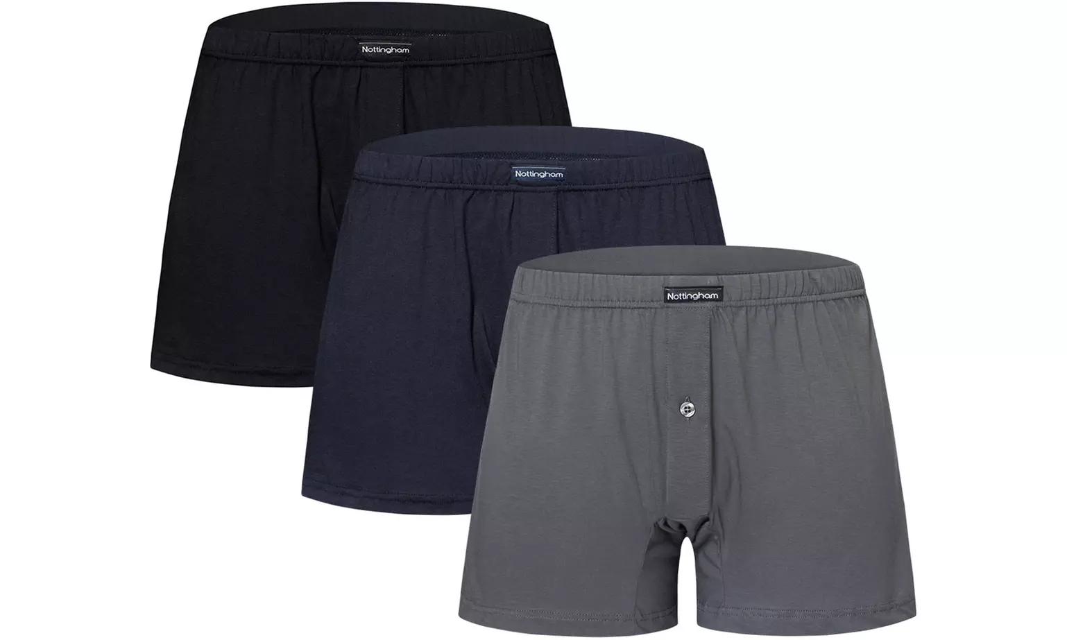Set da 3, 6 o 12 slip o boxer da uomo Nottingham