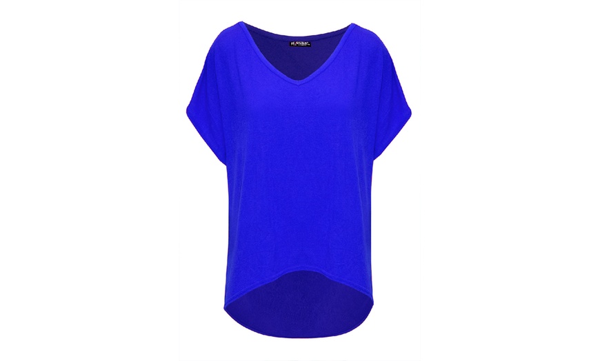 Image 7: Plain Baggy T-Shirt