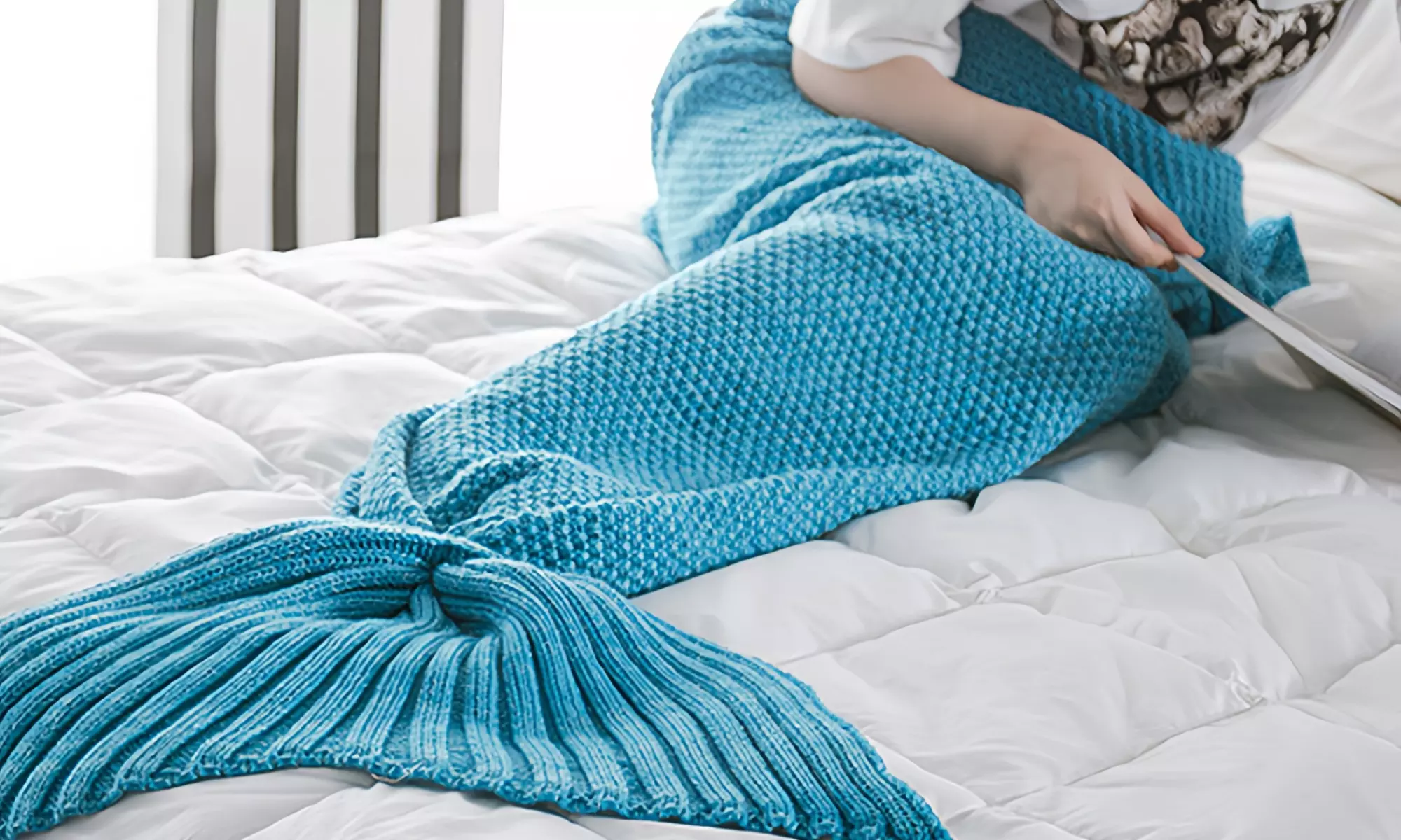 Meerjungfrauen-Häkeldecke