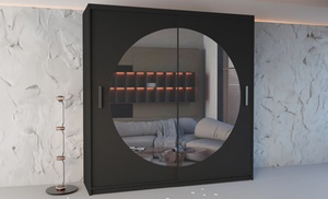 Double Sliding Mirror Door Wardrobe