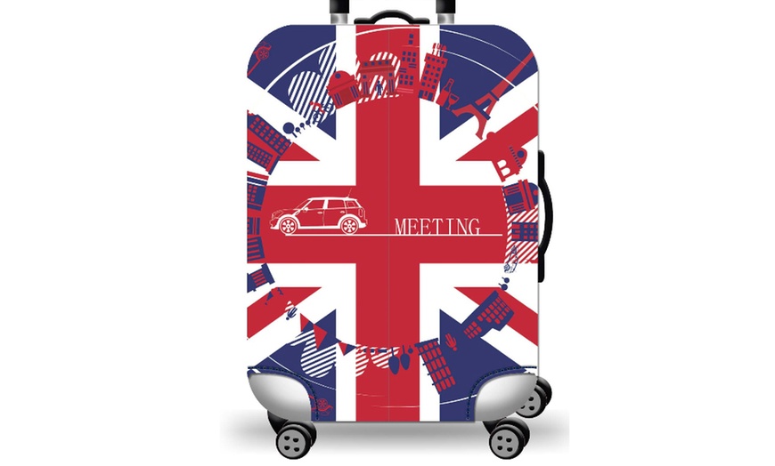 Image 6: Printed Luggage Cover