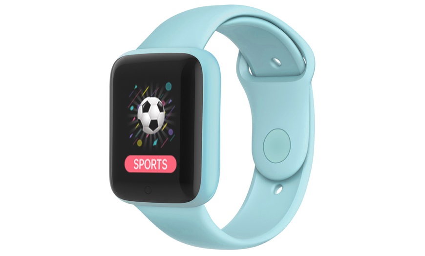 Image 6: Macaron Bluetooth Sports Smartwatch