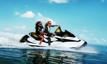 30-minute jet ski rental for up to two; valid 7 days a week