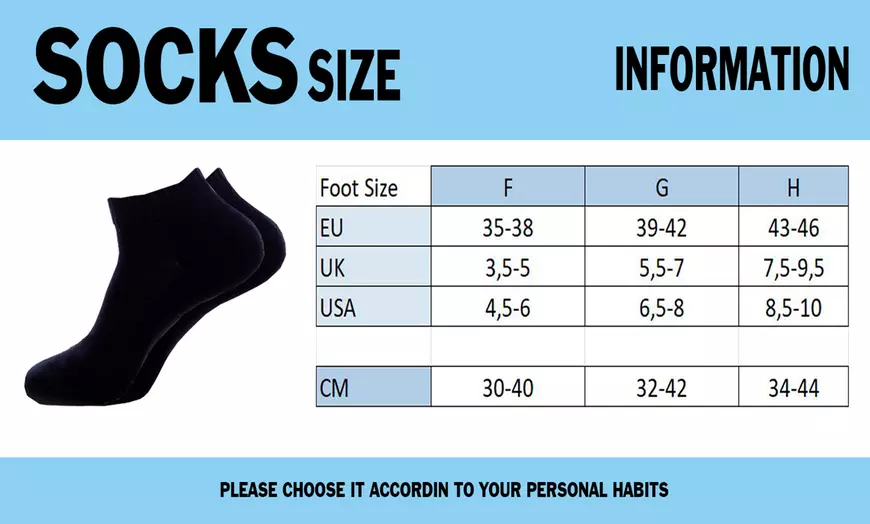 Image 2: Juego de 6, 12 o 15 pares de calcetines para hombre