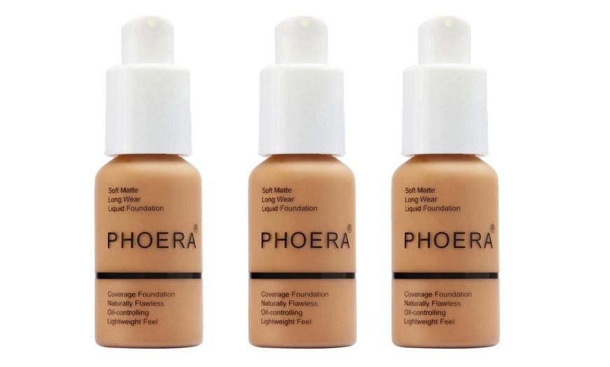 Image 16: Phoera Full Coverage Make-Up Foundation 30ml