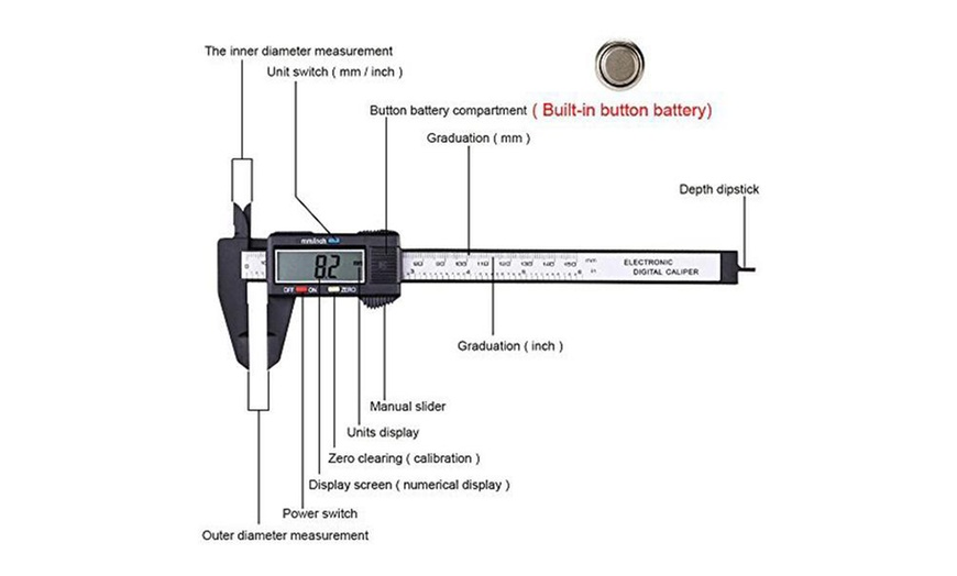 Image 5: Elektronischer Messschieber 