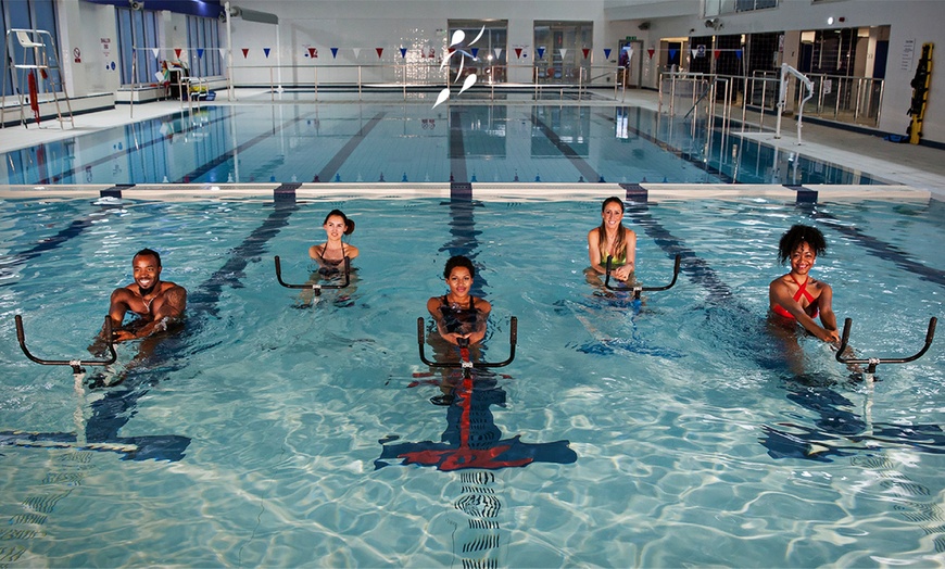 Image 1: Three Aqua Spin Classes