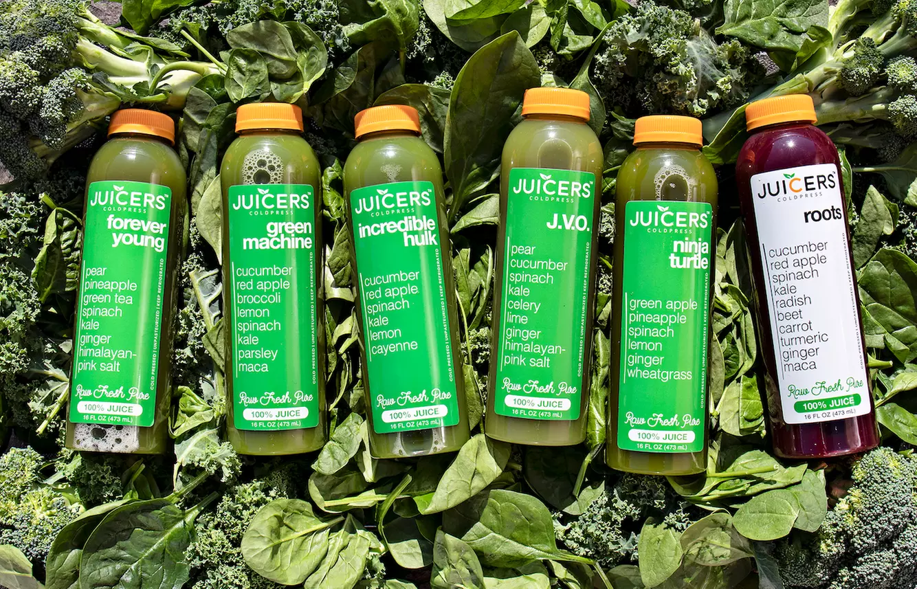 One, Three, or Five Day Juice Cleanse from JUICERS Coldpress (Up to 40% Off)  - Primary Image