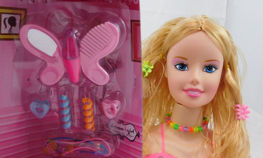 Image 5: Doll Styling Head Play Set