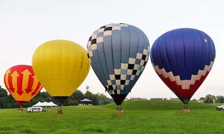 $199 for Hot Air Balloon Ride at Sunrise or Sunset for One Person at Midwest Balloon Rides ($299 Value) - Primary Image