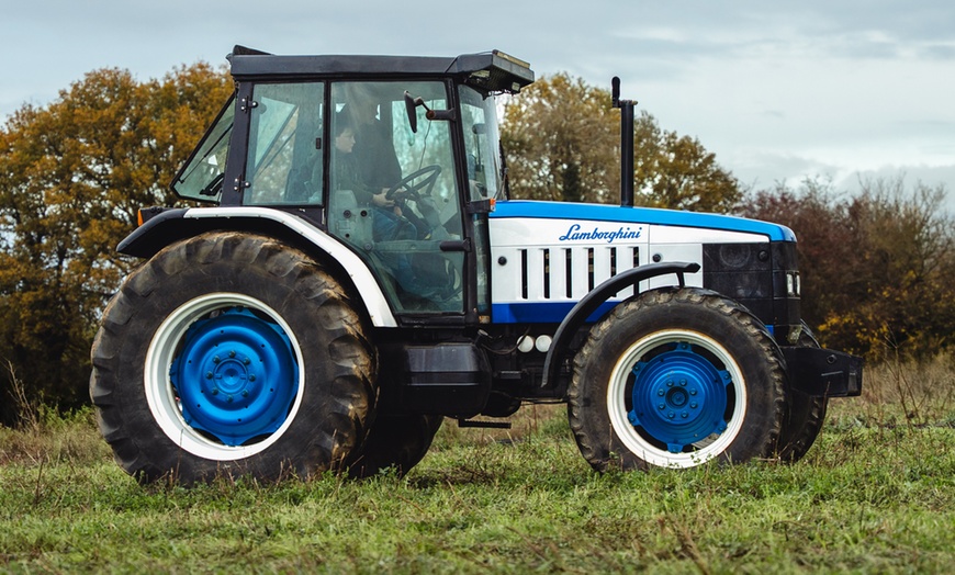 Image 6: 30 or 60-Minute Lamborghini Tractor Driving Experience For One or Two 