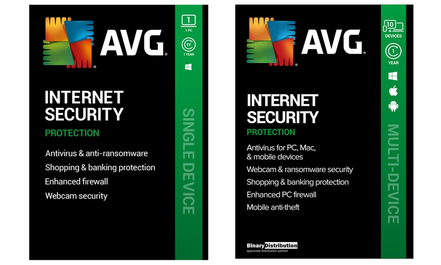 Image 1: AVG Internet Security 2024 für 1 Jahr für 1 oder 10 Geräte