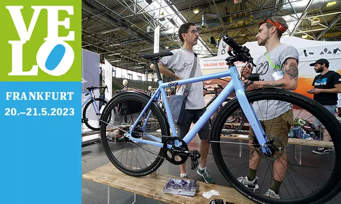 2 Tagestickets für die Messe VELOFrankfurt 2023 am 20. oder 21. Mai in der Eissporthalle Frankfurt ( 50% sparen) - Primary Image