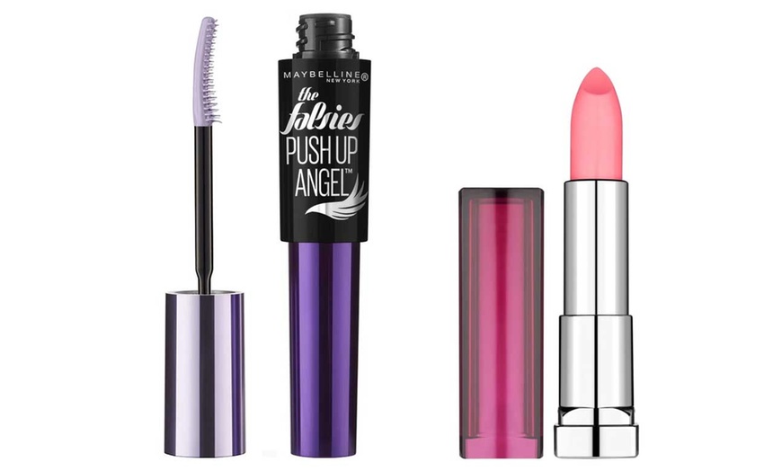 Image 2: Maybelline Mascara and Lipstick