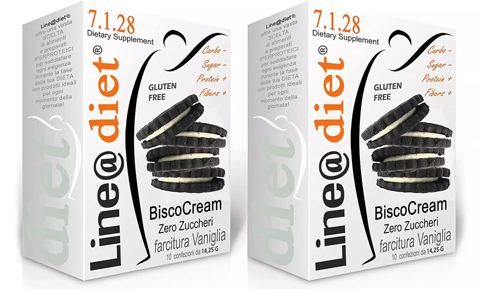 1, 2 o 4 confezioni di biscotti proteici Lineadiet
