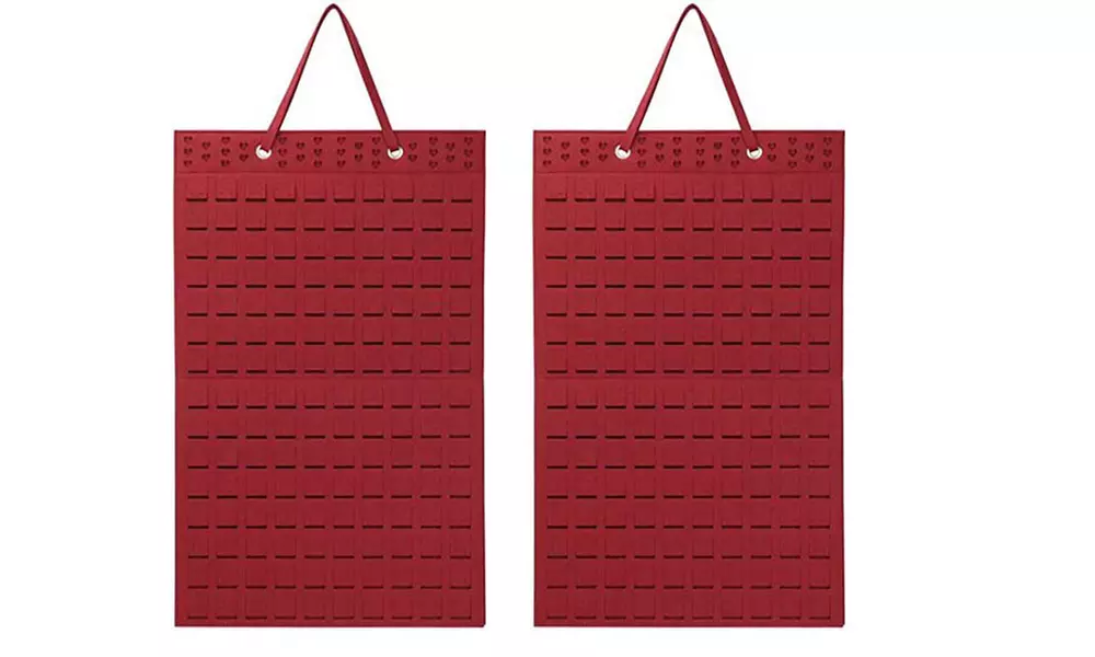 1 o 2 organizer per orecchini da parete