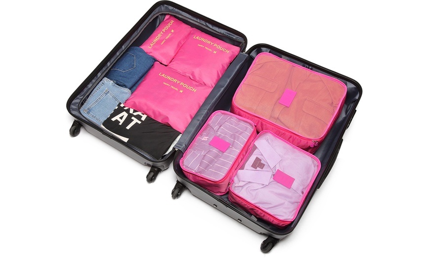 Image 3: Six-Piece Luggage Organiser Set