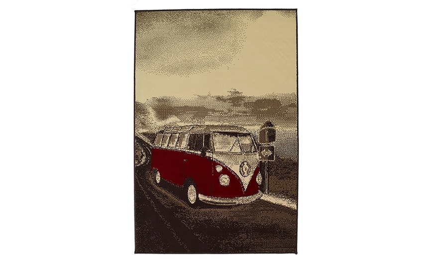 Image 12: Retro Camper van Rugs - 7 Colours
