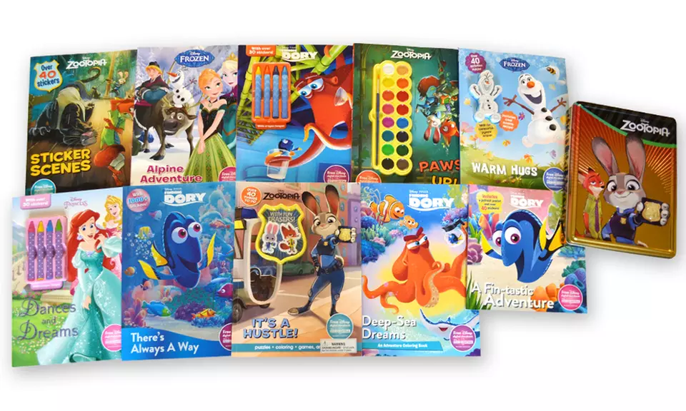 Disney Activity Book Set (10-Piece) - Primary Image
