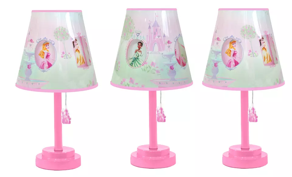 Licensed Disney Princess, Doc McStuffins, or Sofia the First Die-Cut Table Lamp. Free Returns. - Second Medium