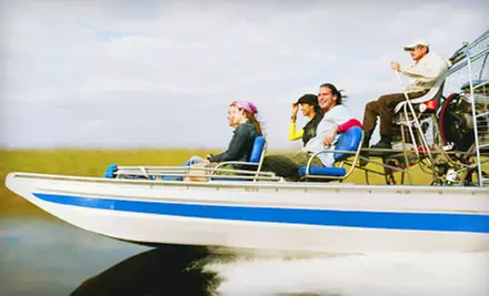 Airboat Tour of the Everglades and an Alligator Show for Two or a Private Airboat Tour for Four from Everglades Holiday Park - Primary Image