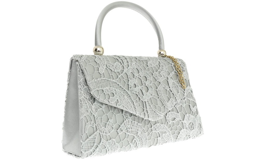 Image 19: Camilla Top Handle Clutch Bag