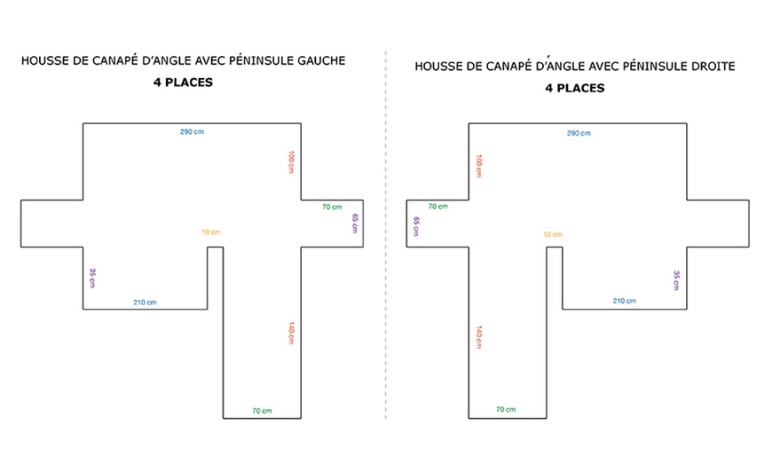 Image 38: Housse de canapé réversible et anti-tache