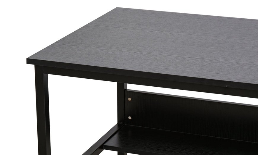 Image 9: HomCom Sturdy Desk