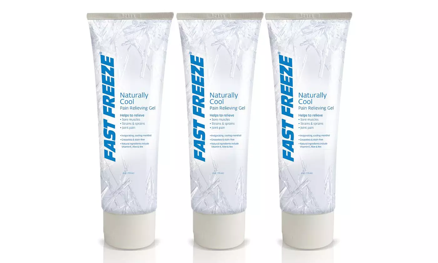 Fast-Freeze Pain Relief Gel or Roll-On (3-Pack) - Second Medium
