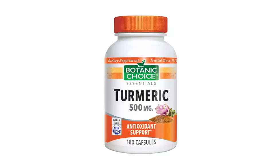 Botanic Choice Turmeric 500 mg Antioxidant Support (180-Count) (1-, 2-, or 3-Pack) - Image 3
