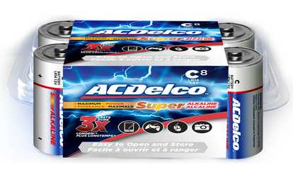 image for ACDelco Super Alkaline C Batteries (8-Pack)