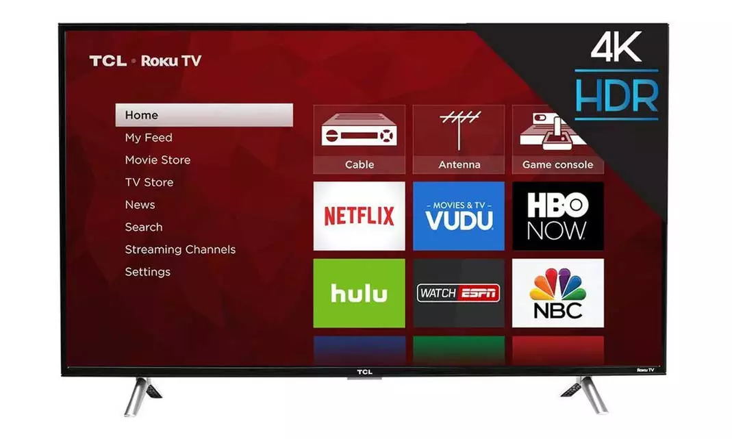TCL 43" 4K Ultra HD Roku Smart LED TV (Refurbished) - Primary Image