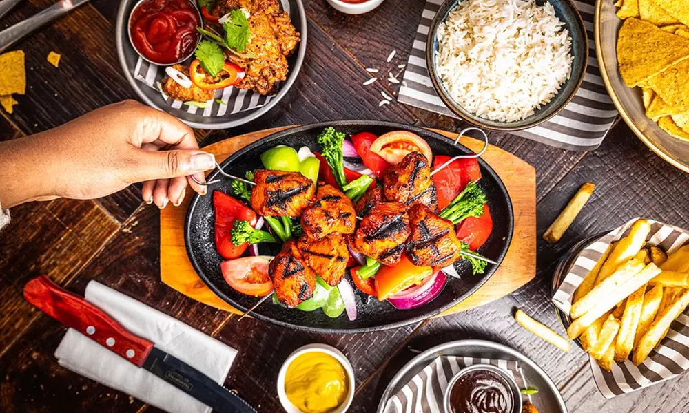 Sizzling Pub & Grill | 2 Starters & 2 Skillets | Sizzle Your Senses