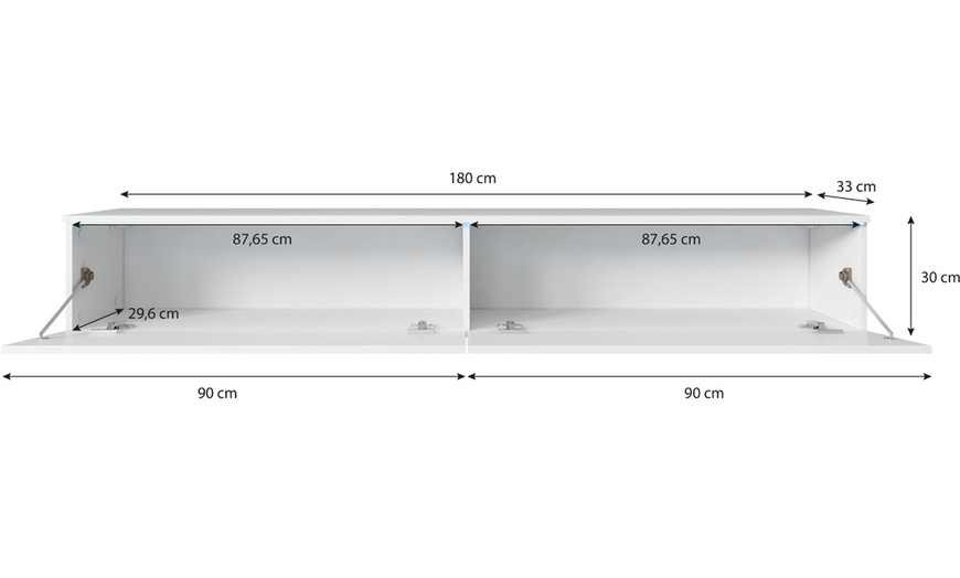 Image 12: Meuble TV suspendu